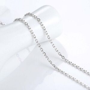 Basic Sterling Silver Chain Necklace 18" NEW